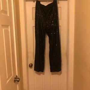 Plus size Sequin Palazzo Pants